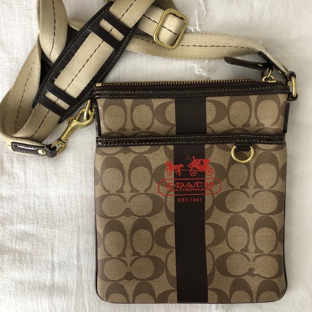 Vintage Coach Kitt Messenger Crossbody